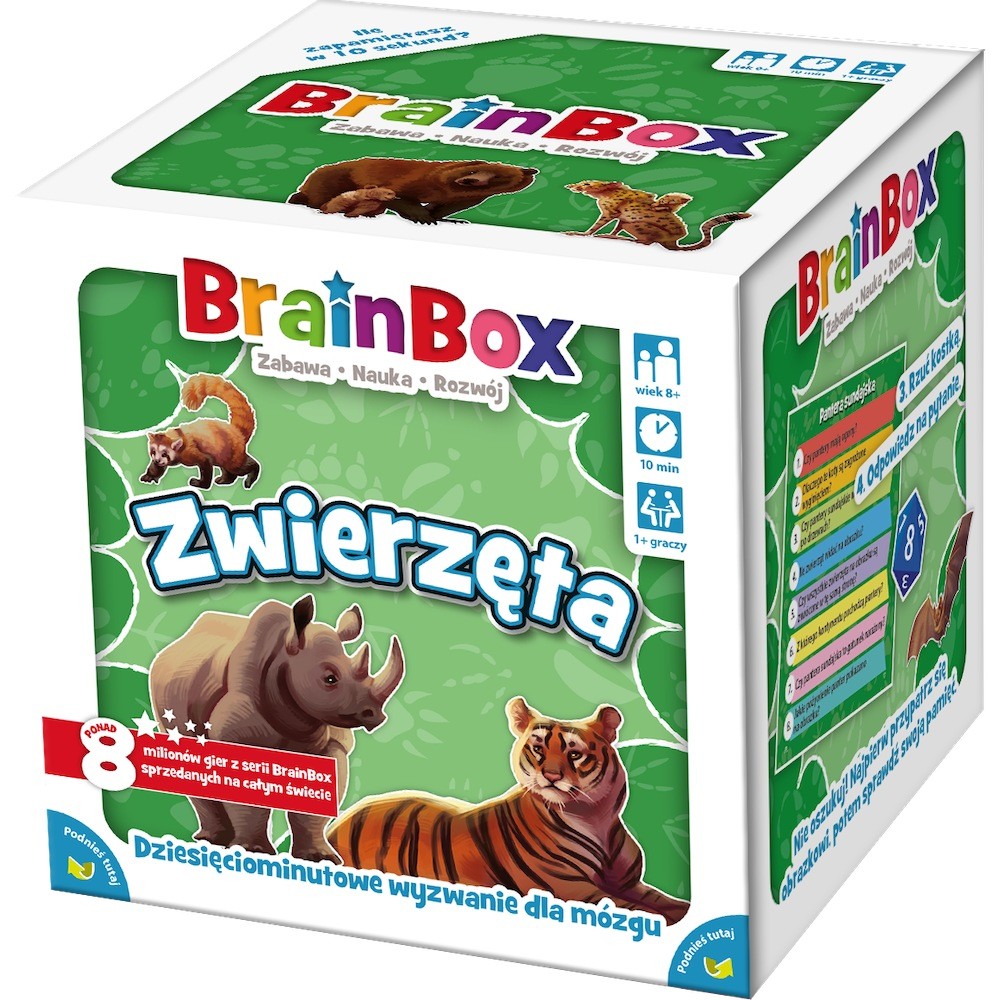 Spoločenská hra BrainBox - Zvieracie rebelky